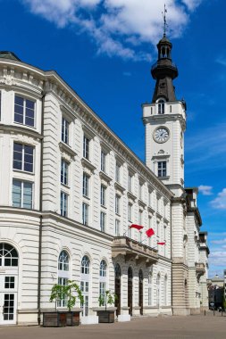 Varşova şehir merkezindeki güzel tarihi mimari