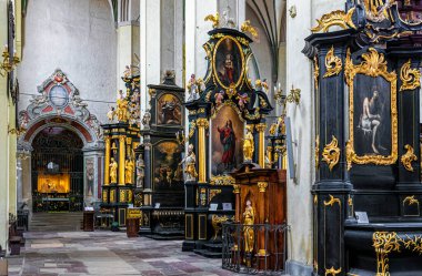Medieval St. Nicholas cathedral in Gdansk