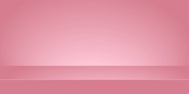Ürün sunumu için boş pastel pembe arkaplan, natürmort için içerik görüntüsü