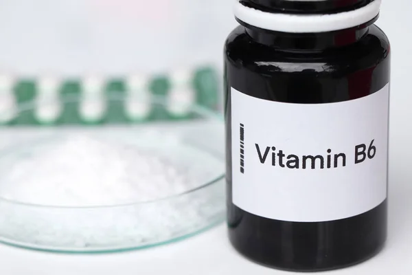 Şişedeki Vitamini Hapları Sağlık Için Gıda Desteği Hastalıkların Tedavisinde Kullanılır — Stok fotoğraf