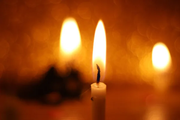 Candle light in the dark , Candle light background and bokeh