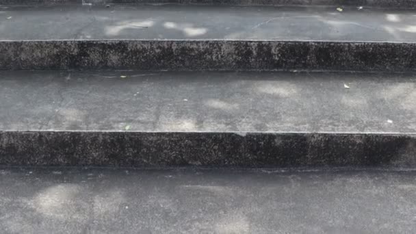 Padrão Caminho Para Cima Para Baixo Das Escadas Escadas Vazias — Vídeo de Stock