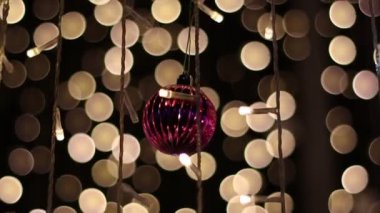 Geceleyin ışık hüzmesi, arka planda duvar kağıdı... 