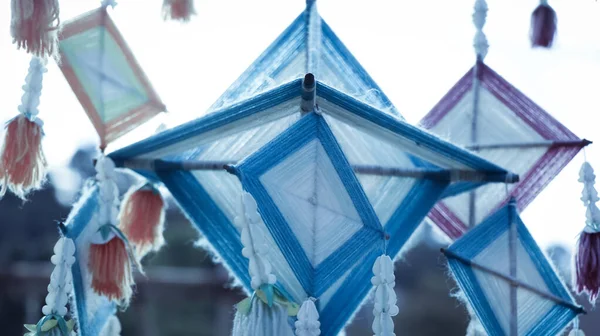 Örümcek ağı, Tayland 'daki Isan halkının batıl inançlarının, dinin ve inancın sembolü.