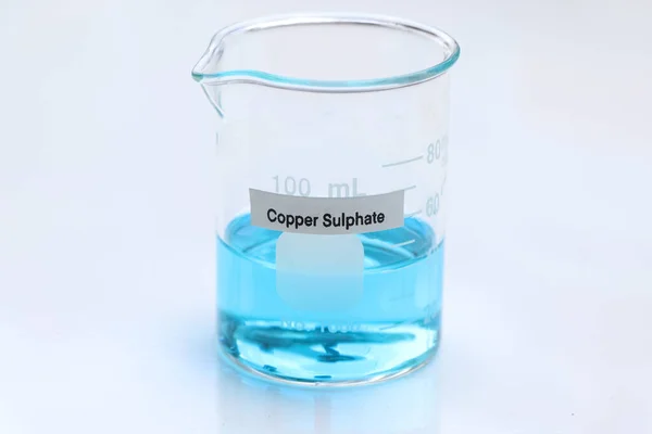 copper sulphate in bottle , chemical in the laboratory and industry, Chemical used in the analysis