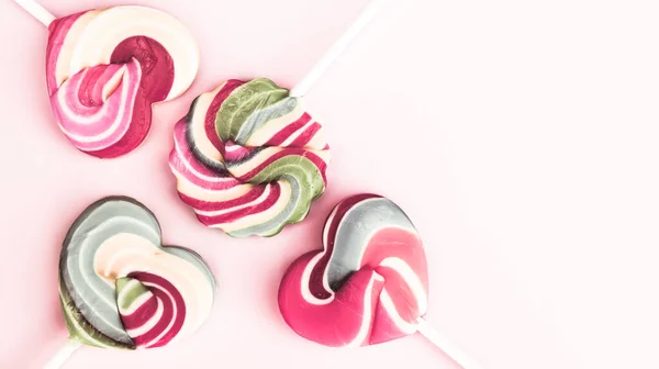 pattern with candy, Colorful lollipops, candy background, sweet candies close-up