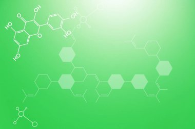 illustration design, concept molecule and nervous system illustration for background 