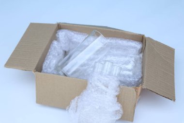 The film protects the surface from impact, Bubble wrap