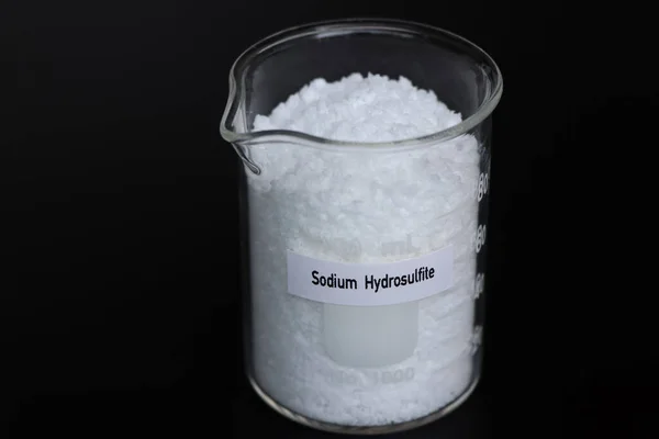 Hidrosulfito Sódico Recipiente Análisis Químico Laboratorio Materias Primas Químicas Industria — Foto de Stock