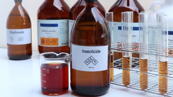 Los Insecticidas Son Sustancias Que Utilizan Para Matar Eliminar Reducir — Vídeo de stock
