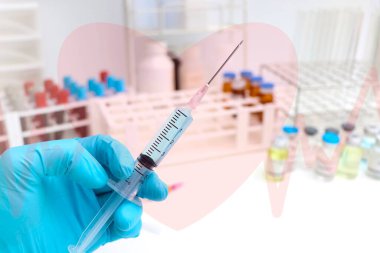 İğne aşısı, hastalık önleme aşısı, laboratuvar geçmişi. 