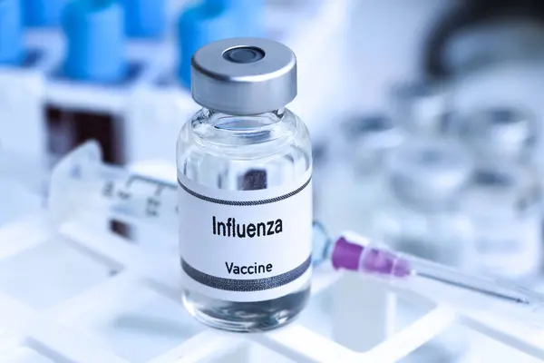 Influenza vaccine in a vial, immunization and treatment of infection, scientific experiment