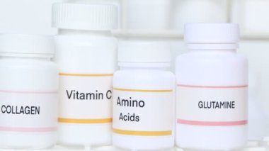 Amino Acids, C vitamini, şişedeki COLLAGEN, sağlık, sağlık ve güzellik ürünleri için gıda takviyeleri