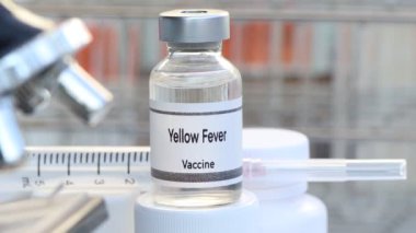 Bir şişe içinde sarı humma aşısı, enfeksiyon aşısı ve tedavisi, bilimsel deney