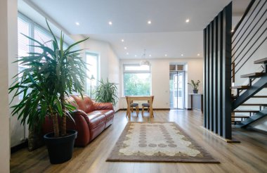 Modern gerçek özel ev iç tasarım görüntüsü