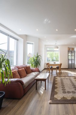 Modern evin içi kapalı.