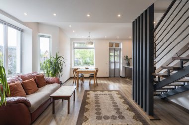 Modern evin içi kapalı.