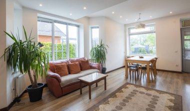 Modern evin içi kapalı.