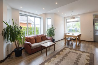 Modern evin içi kapalı.