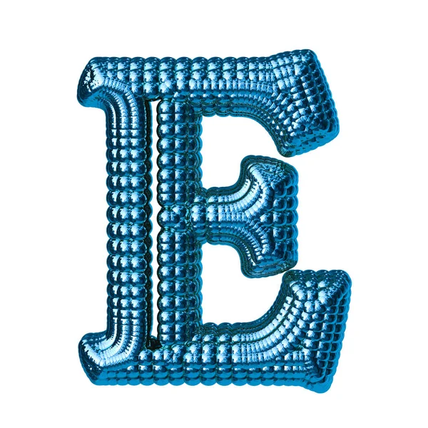 Blå Symbol Tillverkad Sfärer Led — Stock vektor
