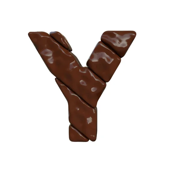 Σοκολάτα Σύμβολο Κατασκευασμένο Από Διαγώνια Μπαρ Γράμμα — Διανυσματικό Αρχείο