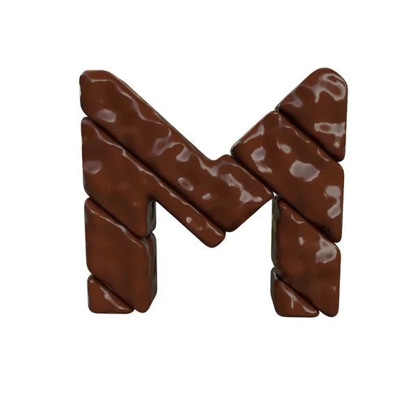 Σοκολάτα Σύμβολο Κατασκευασμένο Από Διαγώνια Μπαρ Γράμμα — Διανυσματικό Αρχείο