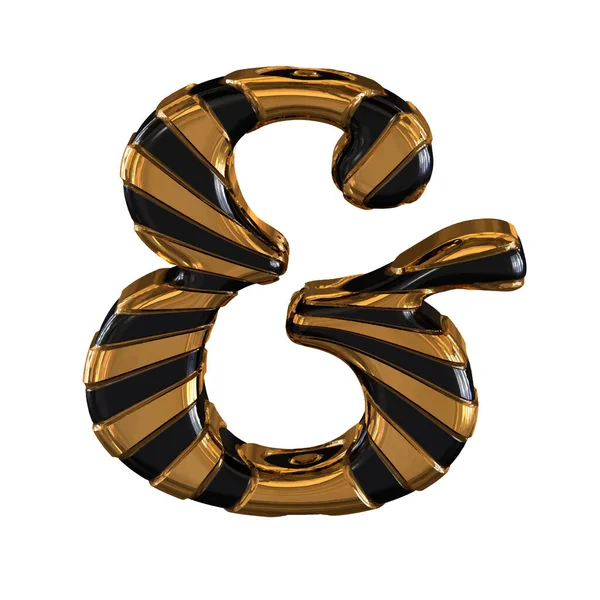Μαύρο Και Χρυσό Σύμβολο Ιμάντες — Διανυσματικό Αρχείο