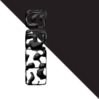 Şeffaf arkaplanı olan bir sembol. Mektup I