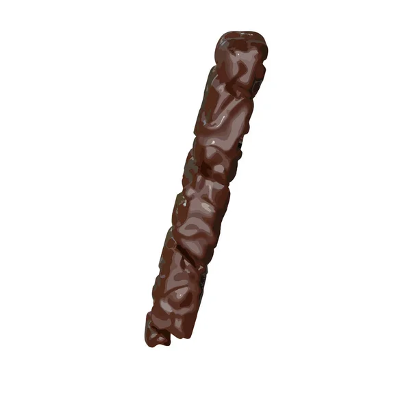 Symbolen Gjord Choklad — Stock vektor