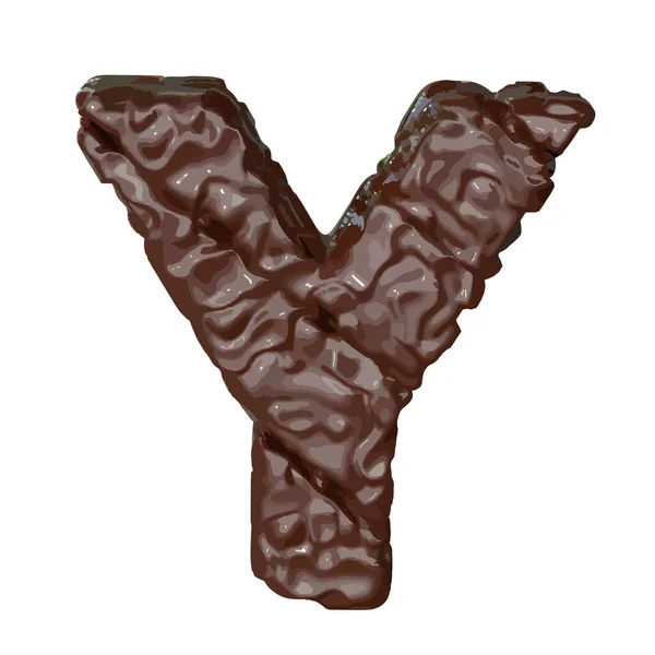 Σύμβολο Από Σοκολάτα Γράμμα — Διανυσματικό Αρχείο