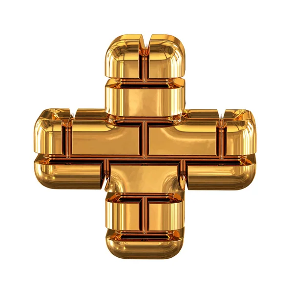 Σύμβολο Από Χρυσά Τούβλα — Διανυσματικό Αρχείο