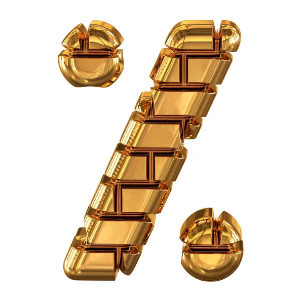 Symbol Złotych Cegieł — Wektor stockowy