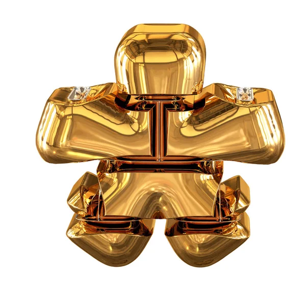 Aranytéglából Készült Szimbólum — Stock Vector