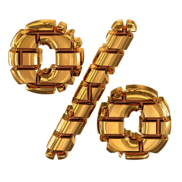 Symbol Zlatých Cihel — Stockový vektor