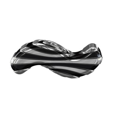 3D geri ve gümüş sembol