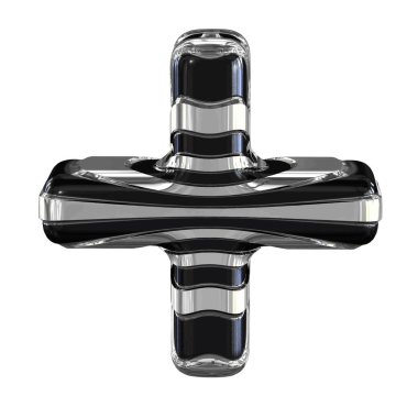 3D geri ve gümüş sembol