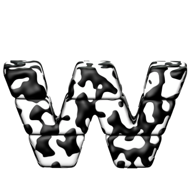 Dalmaçya rengi. w harfi