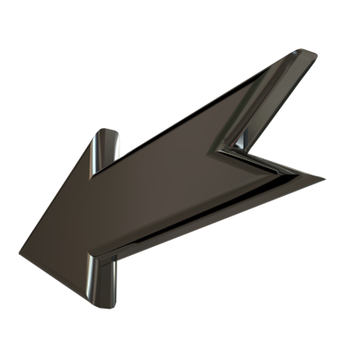 Altın ok 3d sembolü