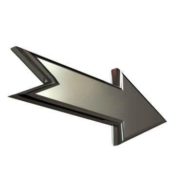 Altın ok 3d sembolü