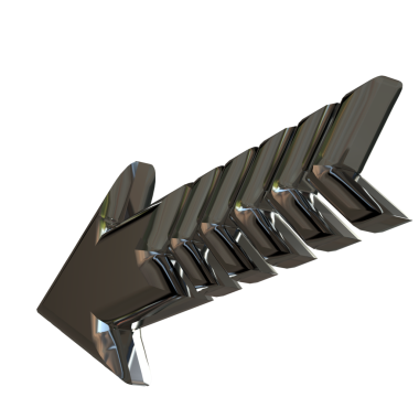 Altın ok 3d sembolü