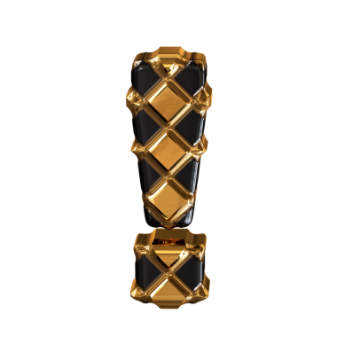 Eşkenar dörtgenlerden yapılmış altın sembol