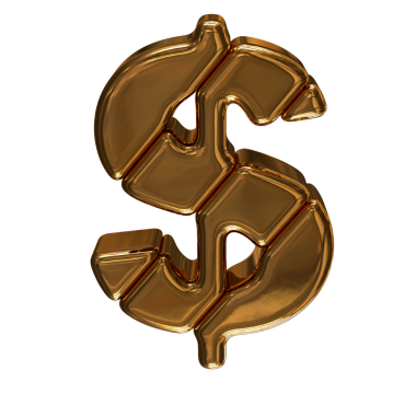 Altın blok sembolü 3d