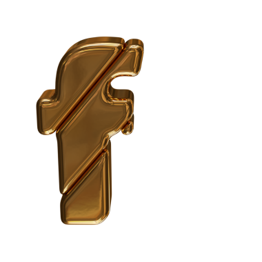 Altın blok sembolü 3d