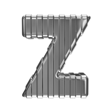 İnce askılı gümüş. büyük harf z