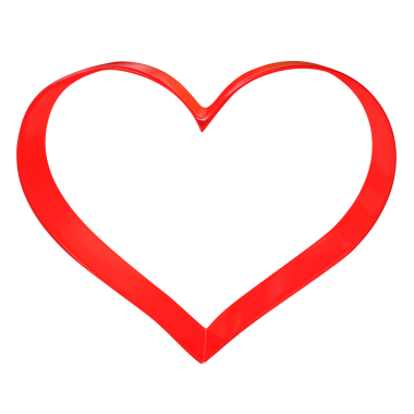 Kırmızılı kalp çizgisi