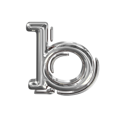 Gümüş sembol 3D harf