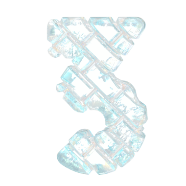 Çapraz buz tuğlası. 3 numara.