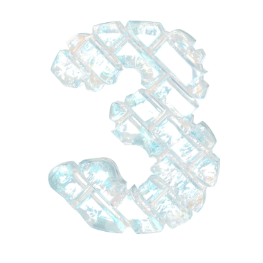 Çapraz buz tuğlası. 3 numara.