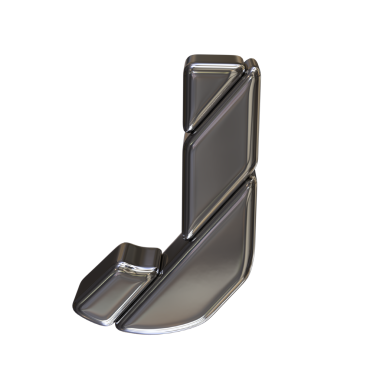 Gümüş blok 3D sembolü