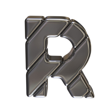 Gümüş blok 3D sembolü